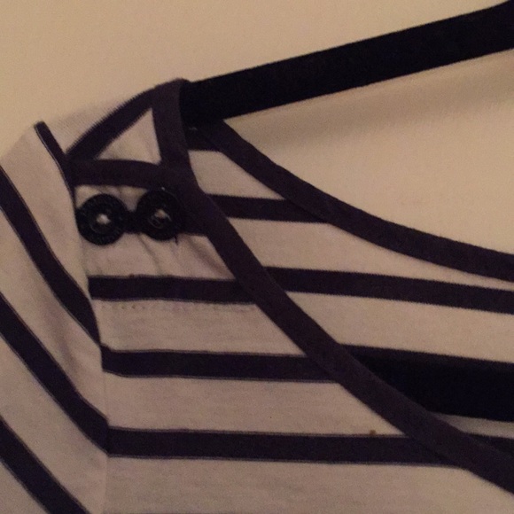 Maison Scotch Long sleeve striped blouse petite - Picture 3 of 5